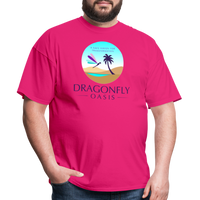 Thumbnail for Men's Dragonfly Classic T-Shirt - fuchsia