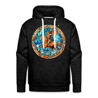 Thumbnail for Men’s Mosaic Sagittarius Premium Hoodie - charcoal grey