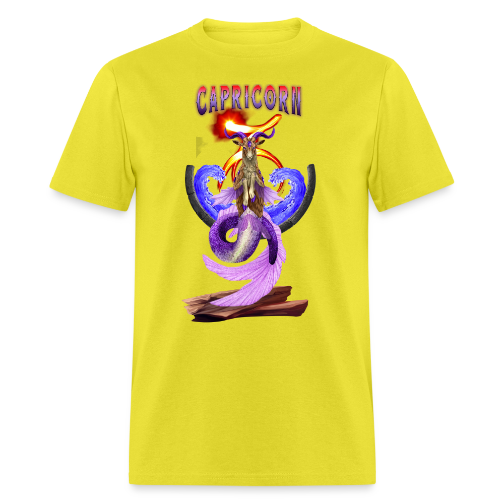 Men's Astral Capricorn Classic T-Shirt - yellow