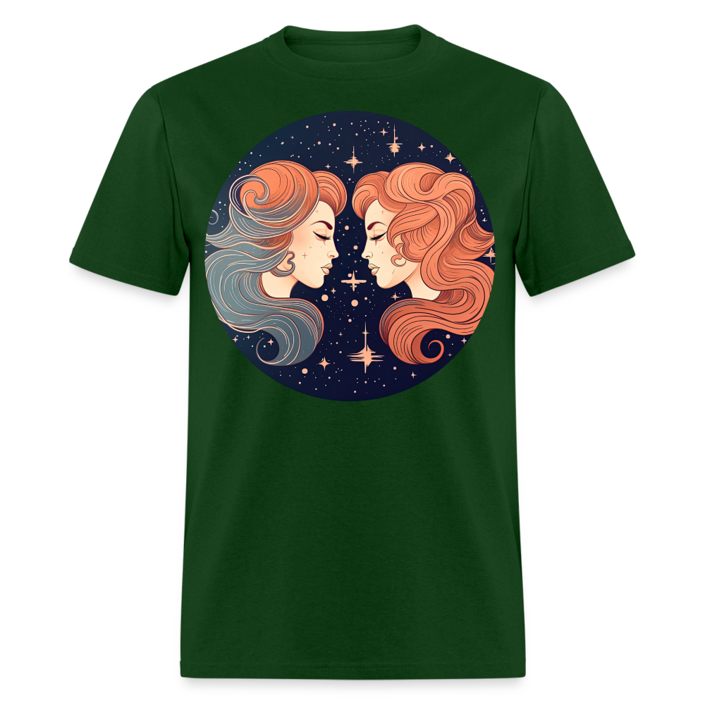 Men's Mystic Gemini Classic T-Shirt - forest green