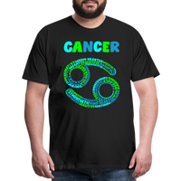 Thumbnail for Men's Power Words Cancer Premium T-Shirt - black