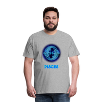 Thumbnail for Men's Pisces Premium T-Shirt - heather gray