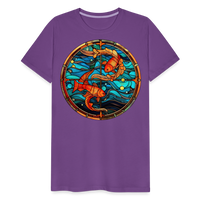 Thumbnail for Men's Mosaic Pisces Premium T-Shirt - purple