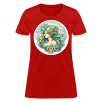 Thumbnail for Women's Symbol Virgo T-Shirt - red