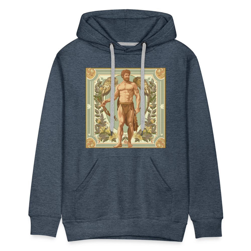 Men’s Mythical Virgo Premium Hoodie - heather denim