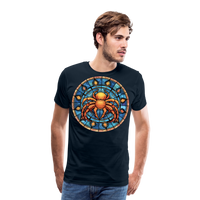 Thumbnail for Men's Mosaic Cancer Premium T-Shirt - deep navy