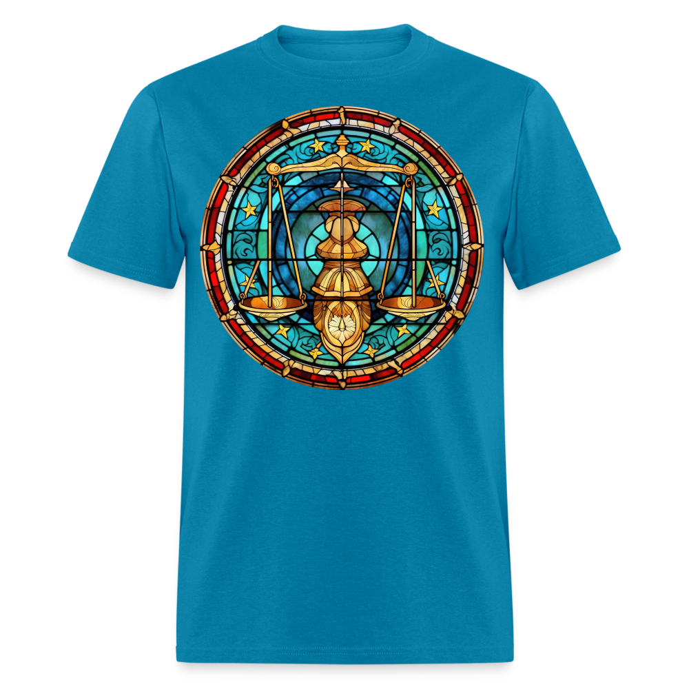 Men's Mosaic Libra Classic T-Shirt - turquoise