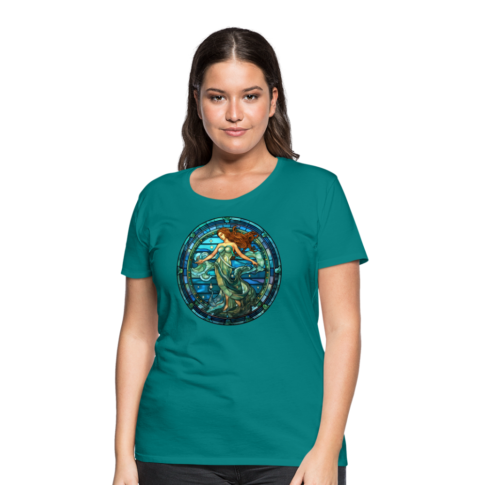 Women’s Mosaic Aquarius Premium T-Shirt - teal