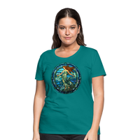 Thumbnail for Women’s Mosaic Aquarius Premium T-Shirt - teal