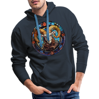 Thumbnail for Men’s Mosaic Aries Premium Hoodie - navy