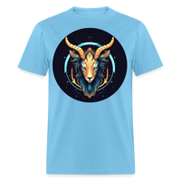 Thumbnail for Men's Mystic Capricorn Classic T-Shirt - aquatic blue