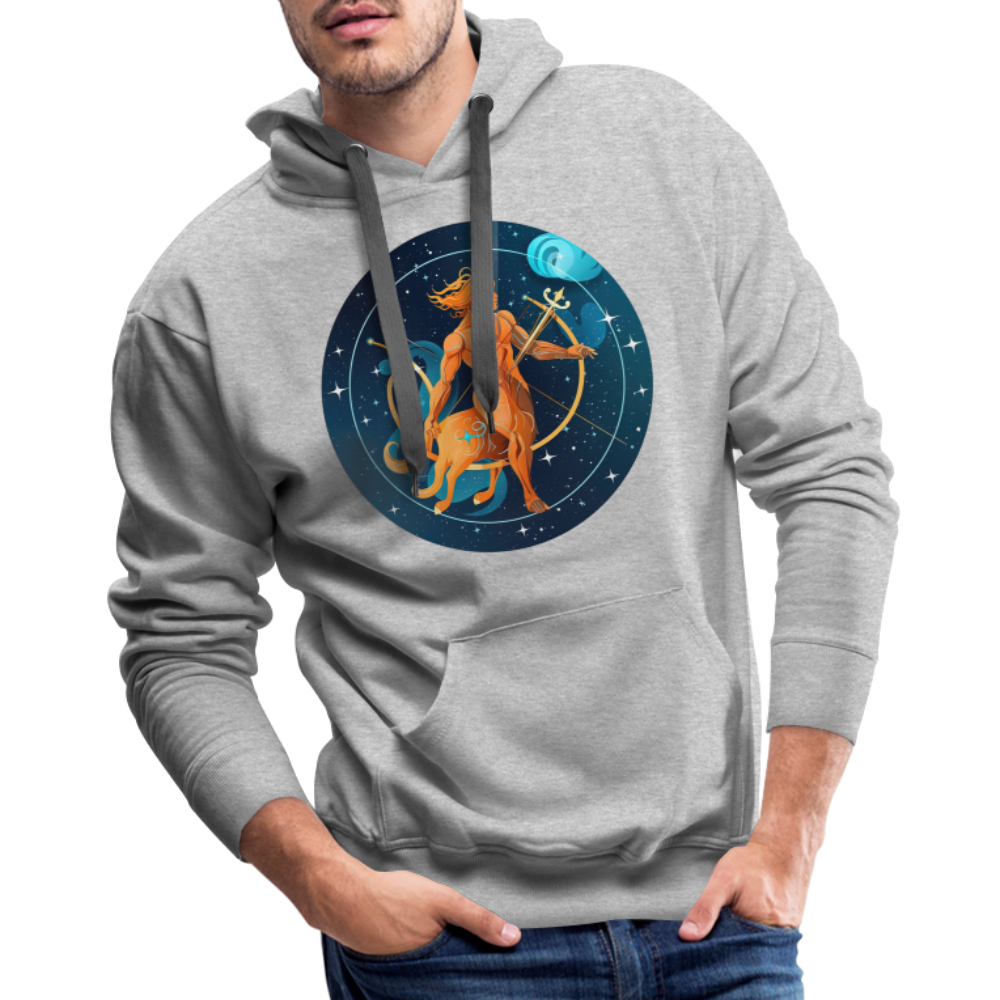 Men’s Mythical Sagittarius Premium Hoodie - heather grey