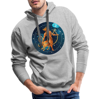 Thumbnail for Men’s Mythical Sagittarius Premium Hoodie - heather grey