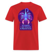 Thumbnail for Men's Neon Scorpio Classic T-Shirt - red