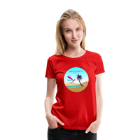 Thumbnail for Women's Dragonfly Oasis V.2 Premium T-Shirt - red