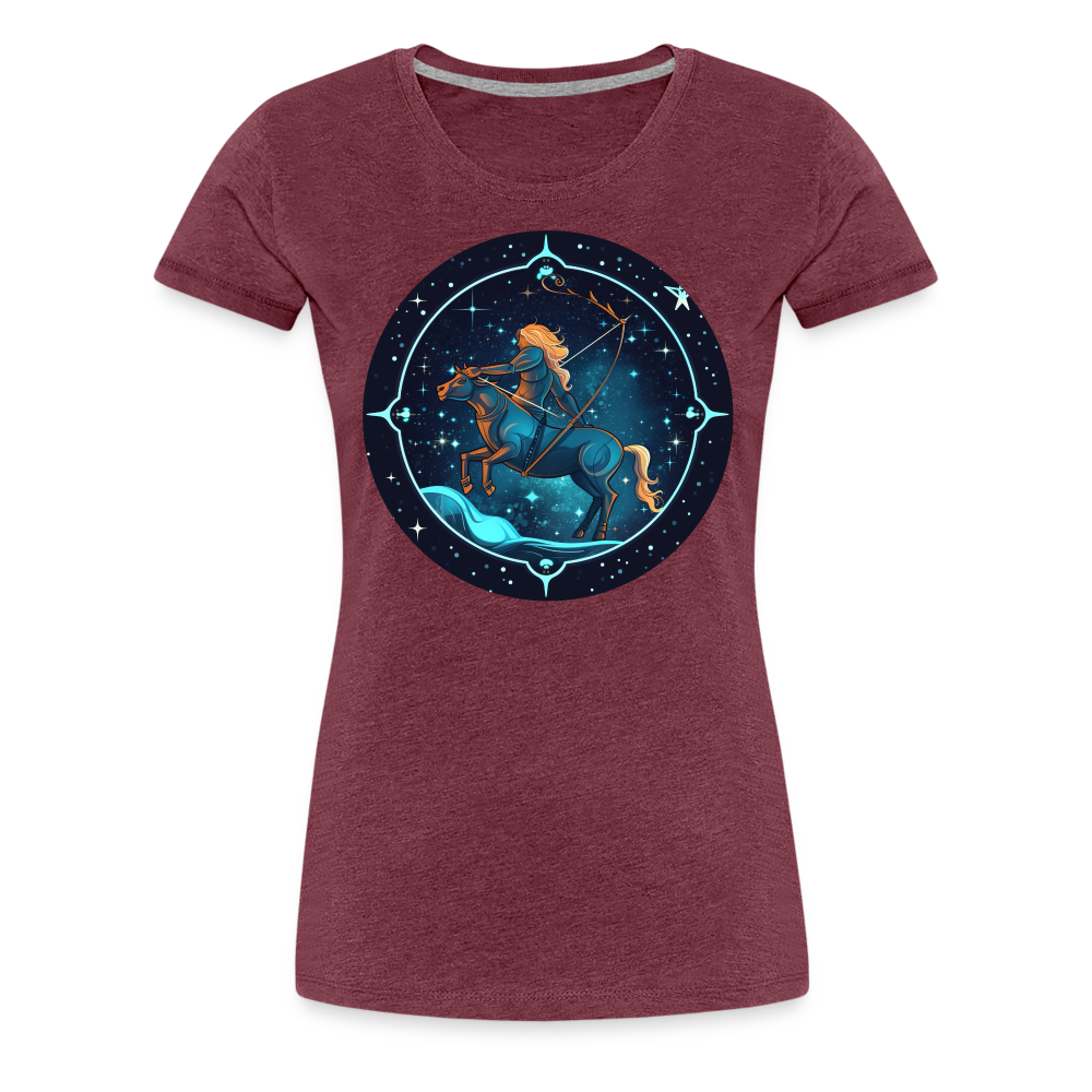 Women’s Magic Sagittarius Premium T-Shirt - heather burgundy