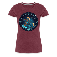 Thumbnail for Women’s Magic Sagittarius Premium T-Shirt - heather burgundy