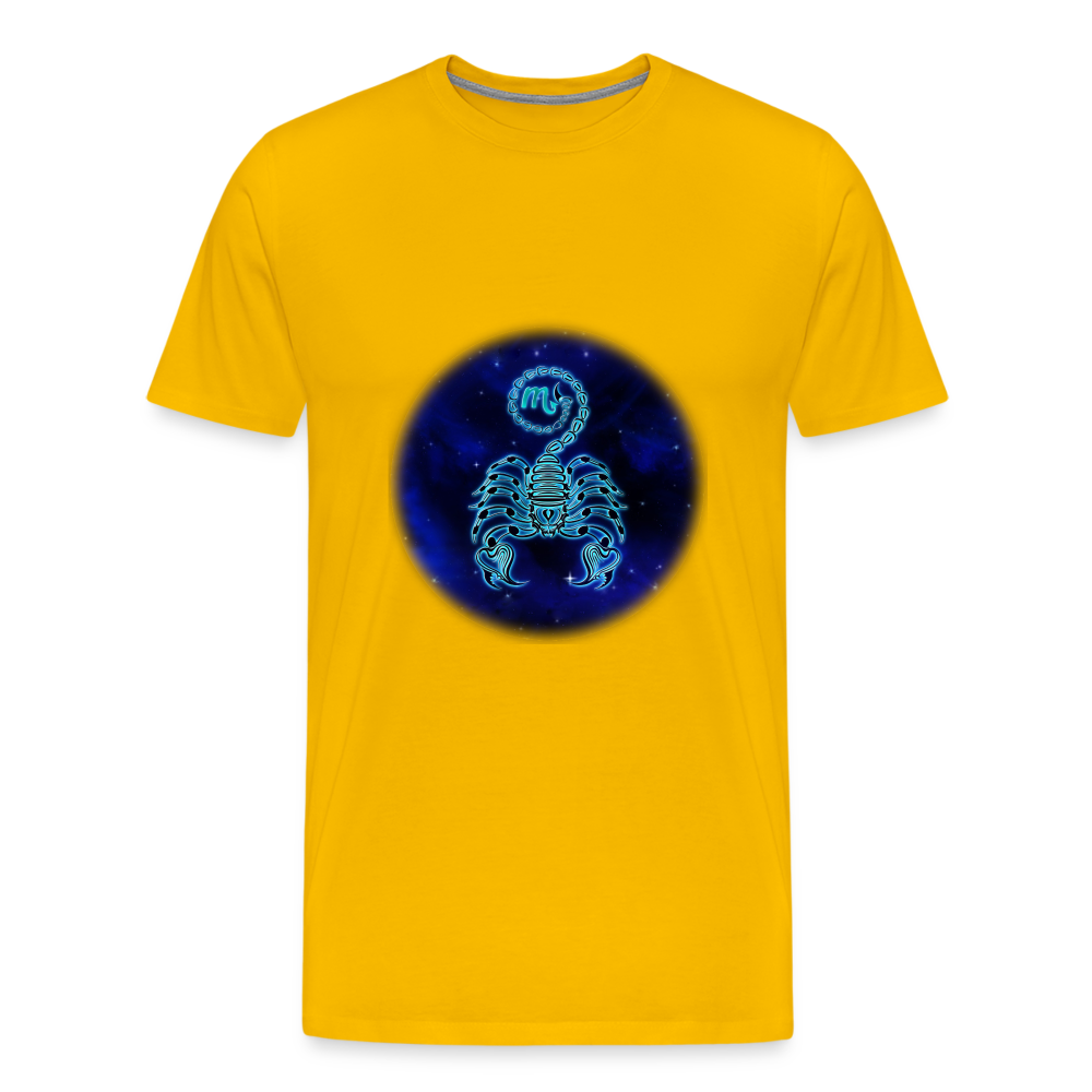 Men's Scorpio Premium T-Shirt - sun yellow