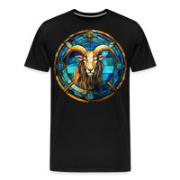 Thumbnail for Men's Mosaic Capricorn Premium T-Shirt - black