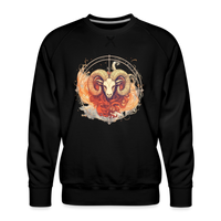 Thumbnail for Men’s Mythical Aries Premium Sweatshirt - black