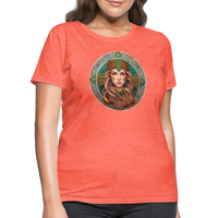 Thumbnail for Women's Mythical Virgo T-Shirt - heather coral