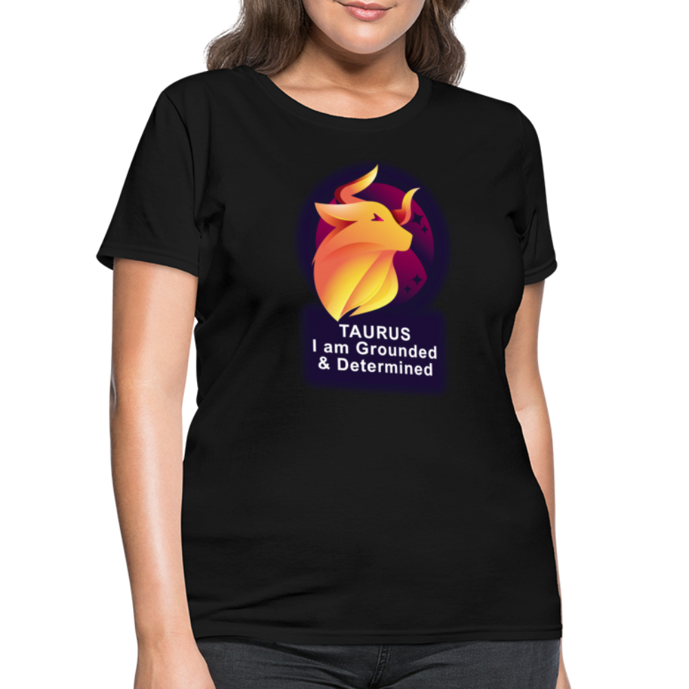 Women's Glow Taurus T-Shirt - black