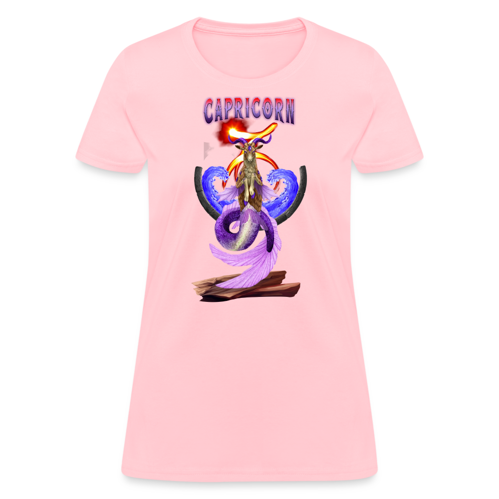 Astral Capricorn Women's T-Shirt - pink