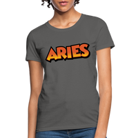 Thumbnail for Women's Aries New Design T-Shirt - charcoal