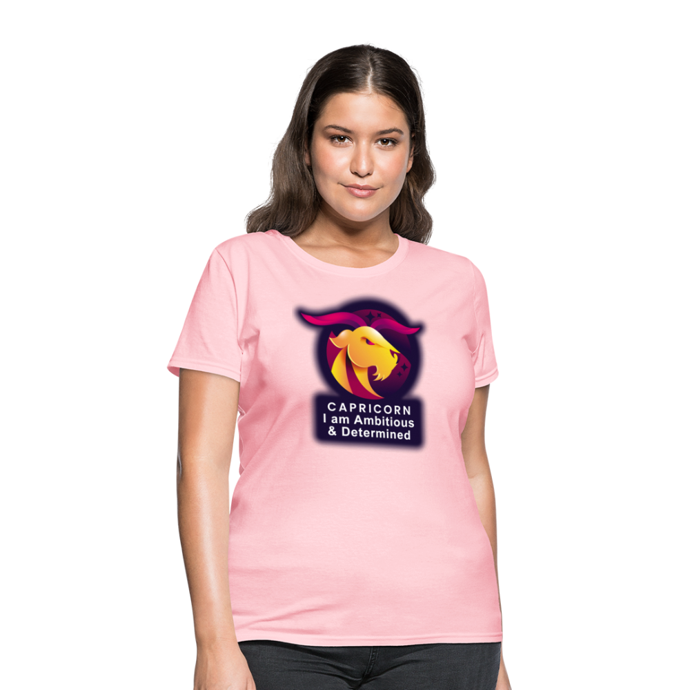 Women's Glow Capricorn T-Shirt - pink