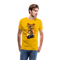 Thumbnail for Men's Fiery Aries Premium T-Shirt - sun yellow