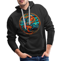 Thumbnail for Men’s Mosaic Pisces Premium Hoodie - black