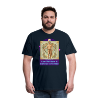 Thumbnail for Men's Mythical Virgo Premium T-Shirt - deep navy