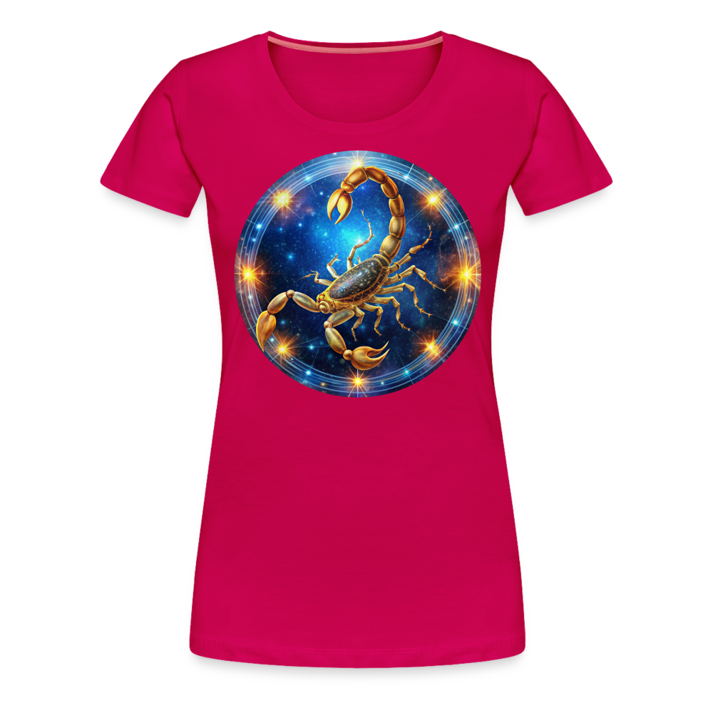 Women’s Mystic Scorpio Premium T-Shirt - dark pink