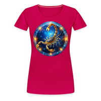 Thumbnail for Women’s Mystic Scorpio Premium T-Shirt - dark pink