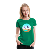 Thumbnail for Women's Dragonfly Oasis V.2 Premium T-Shirt - kelly green