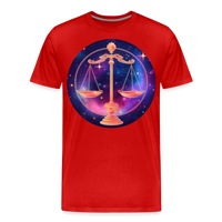 Thumbnail for Men's Magic Libra Premium T-Shirt - red