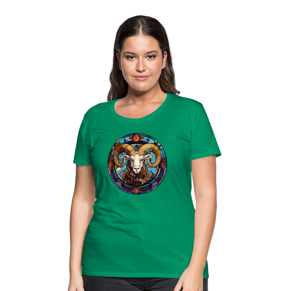 Women’s Mosaic Aries Premium T-Shirt - kelly green