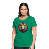 Thumbnail for Women’s Mosaic Aries Premium T-Shirt - kelly green