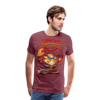 Thumbnail for Men's Astral Cancer Premium T-Shirt - heather burgundy