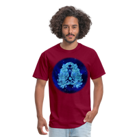 Thumbnail for Men's Stellar Virgo Classic T-Shirt - burgundy