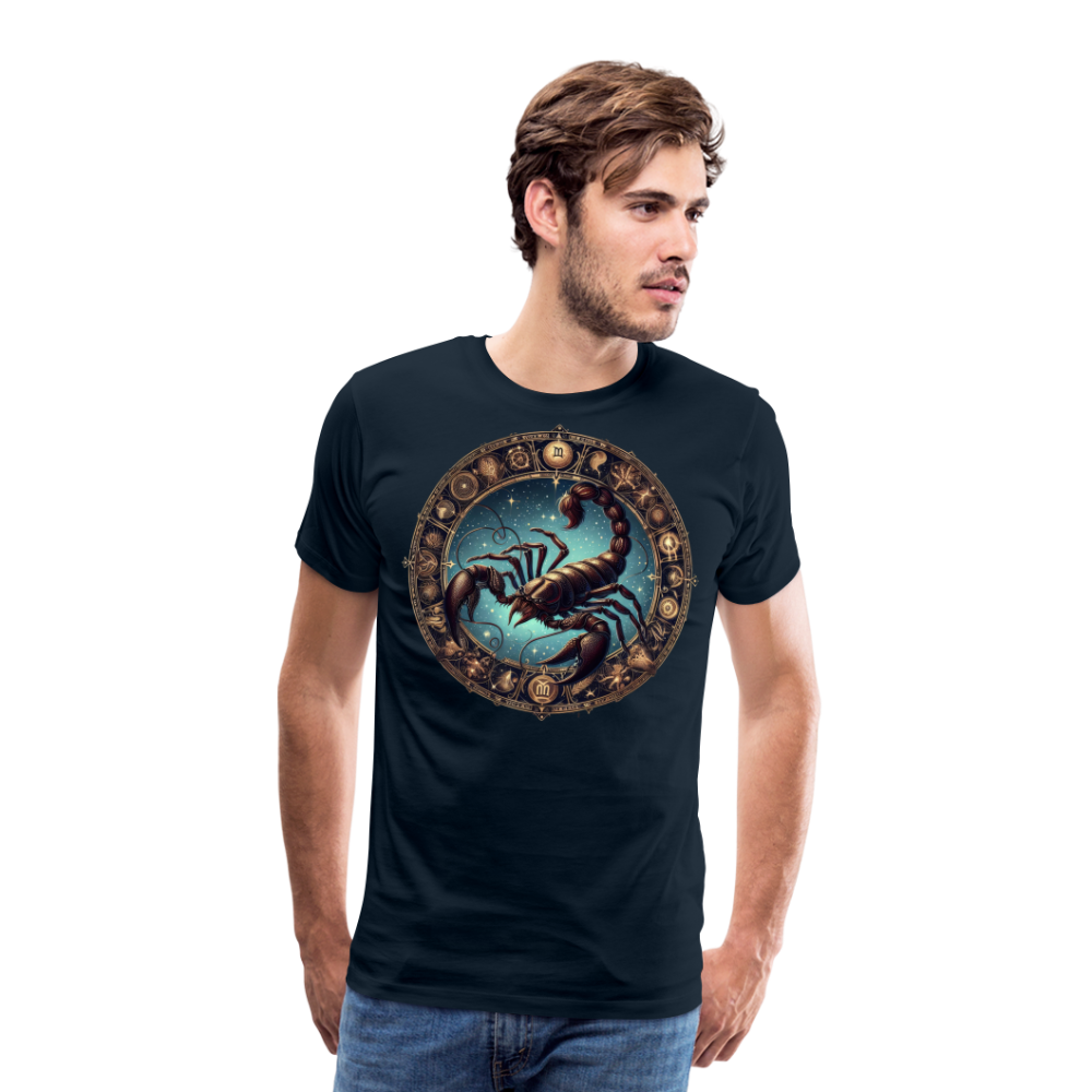 Men's Mythical Scorpio Premium T-Shirt - deep navy