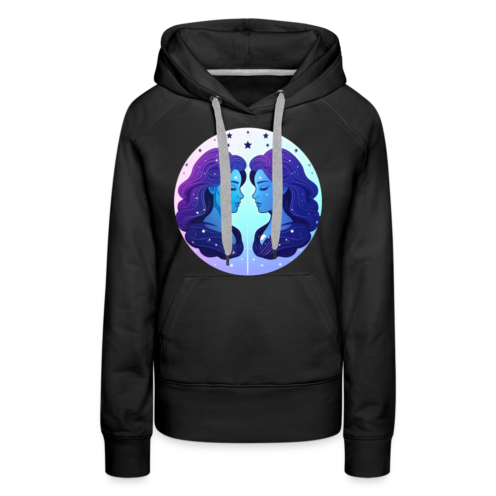 Women’s Magic Gemini Premium Hoodie - black