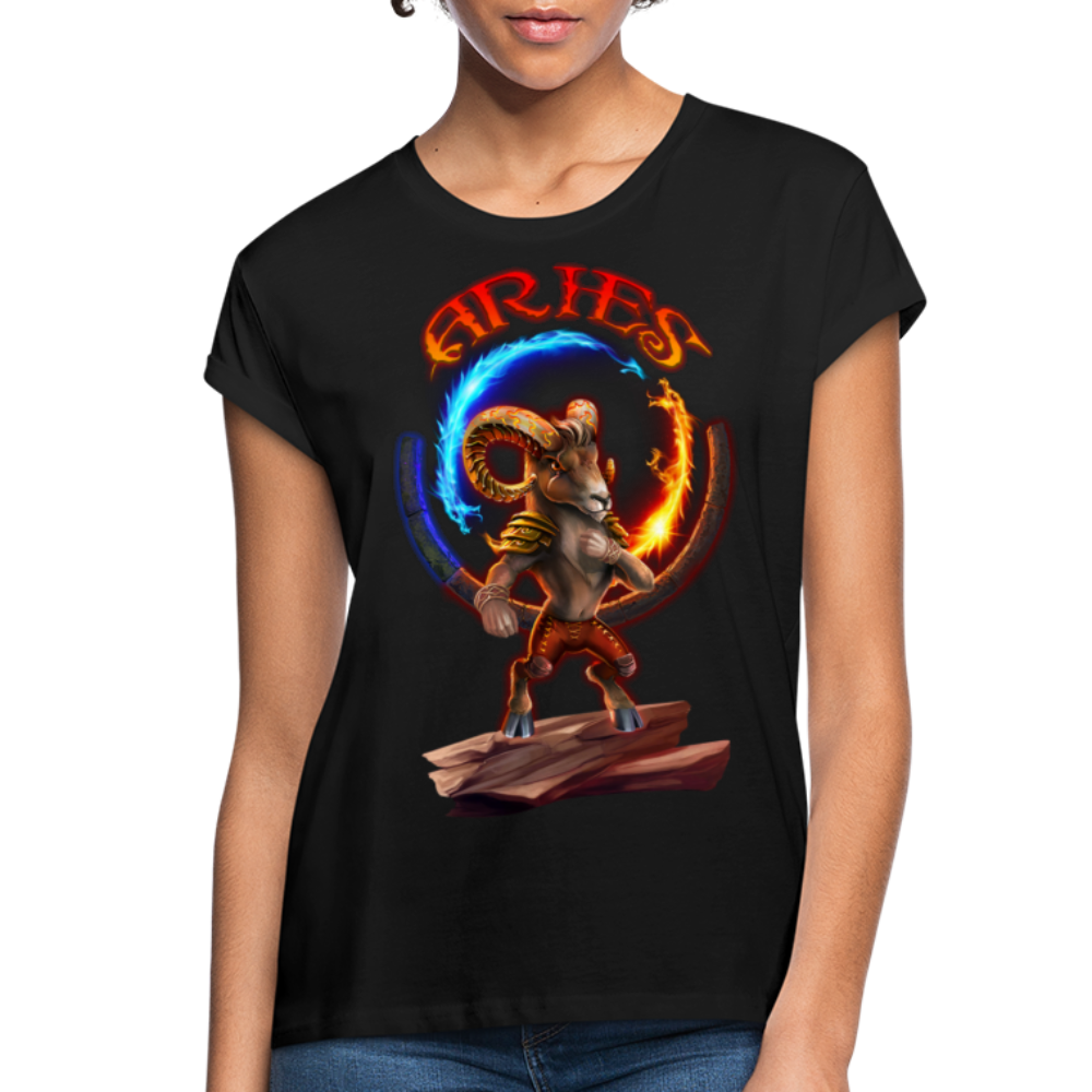 Women's Astral Aries Relaxed Fit T-Shirt - black