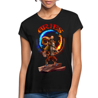 Thumbnail for Women's Astral Aries Relaxed Fit T-Shirt - black