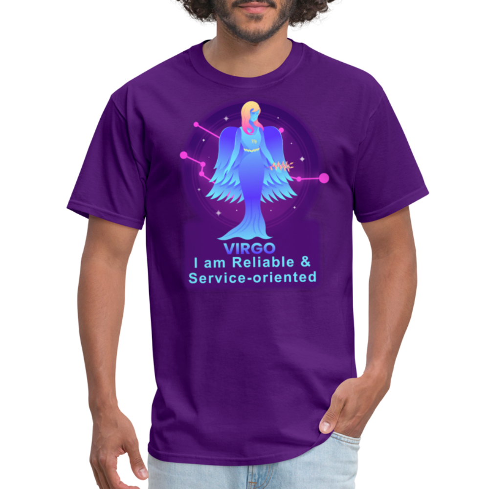 Men's Neon Virgo Classic T-Shirt - purple