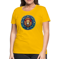 Thumbnail for Women's Mosaic Leo Premium T-Shirt - sun yellow