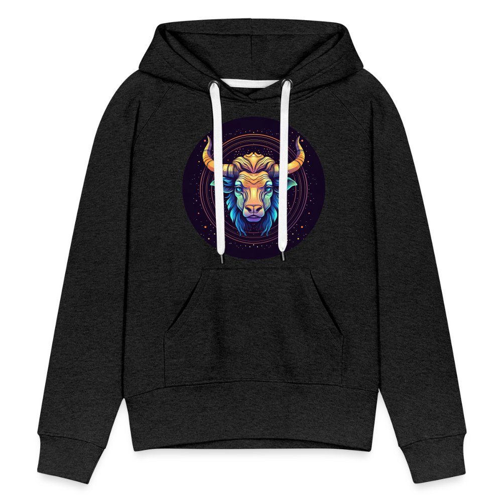 Women’s Magic Taurus Premium Hoodie - charcoal grey