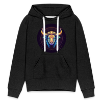 Thumbnail for Women’s Magic Taurus Premium Hoodie - charcoal grey