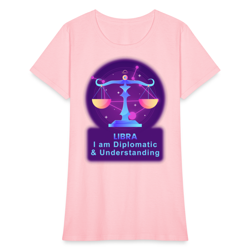 Women's Neon Libra T-Shirt - pink