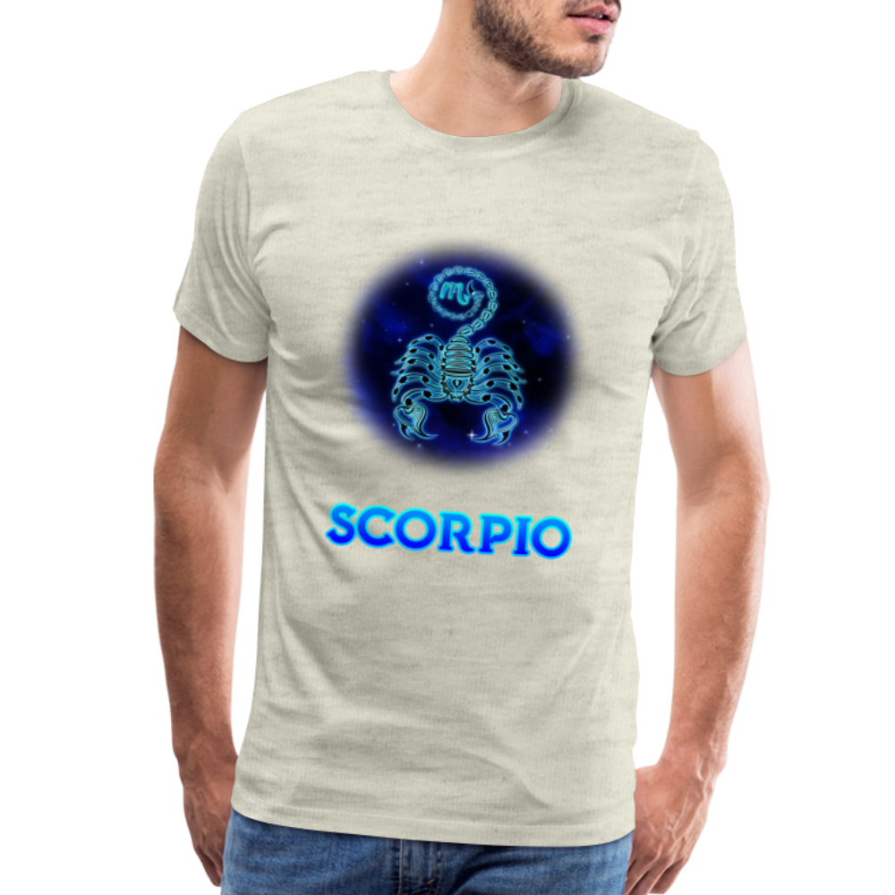 Men's Scorpio Premium T-Shirt - heather oatmeal